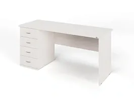 ЛАЙТ / LIGHT RLG007-16x6L Однотумбовый стол 160x60x75 Дуб Молочный - Фото предпросмотра