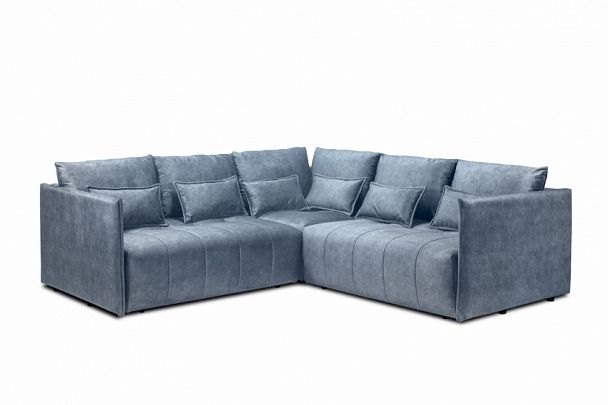 Мягкий угол "Чилетти" Long голубой - Вид 2