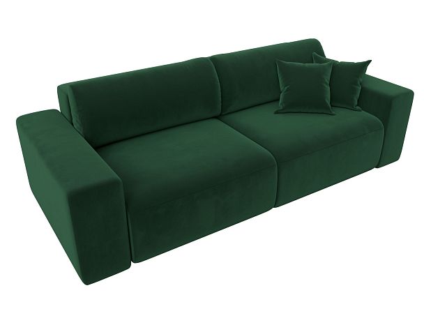 Диван прямой Лига-036 Классик Велюр зеленый - Вид 6