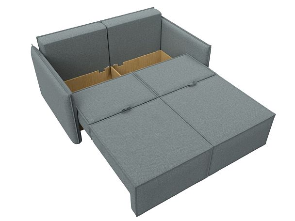 Диван прямой Либерти мини Рогожка серый - Вид 8