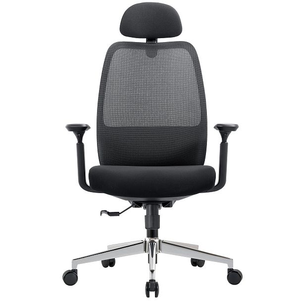 Кресло CHAIRMAN CH581, ткань/сетка, черный - Вид 2