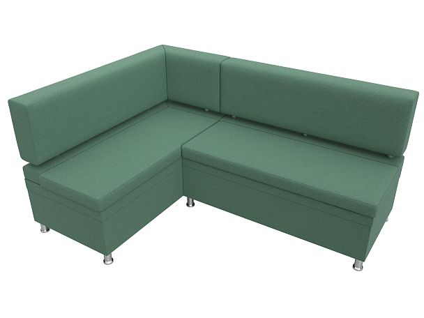 Диван кухонный угловой Стайл левый угол Рогожка зеленый - Вид 5