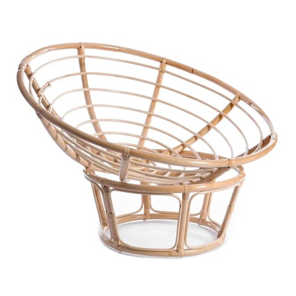 Кресло Папасан Эко Скин/Papasan Eco (P115-1SP STD)Natural (натуральный) - Вид 1