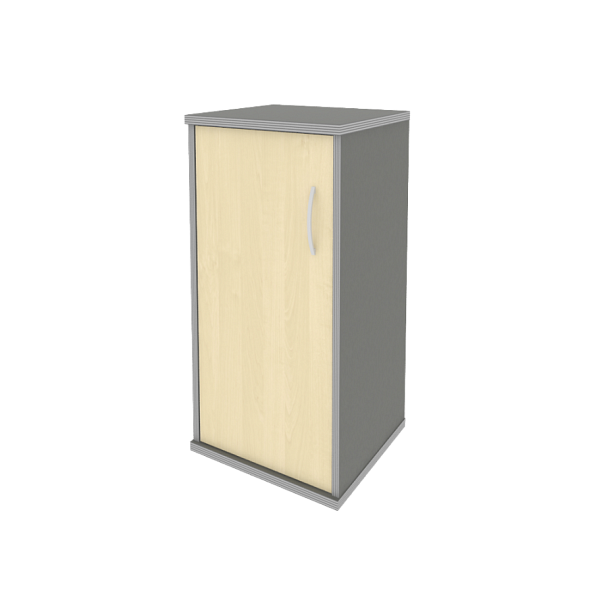 Riva Шкаф низкий узкий левый А.СУ-3.1 (L) Клён металлик 404*365*828 - Вид 1