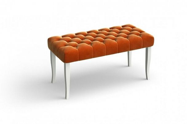 Банкетка «Ницца» 900 оранжевая - Вид 1