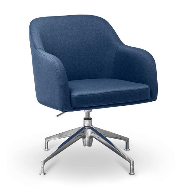 Кресло Lazy 2 HX4 экокожа премиум / синяя CN1128 - Вид 1