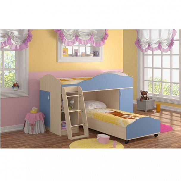 Кровать-чердак "Дюймовочка-5.1" - Вид 2