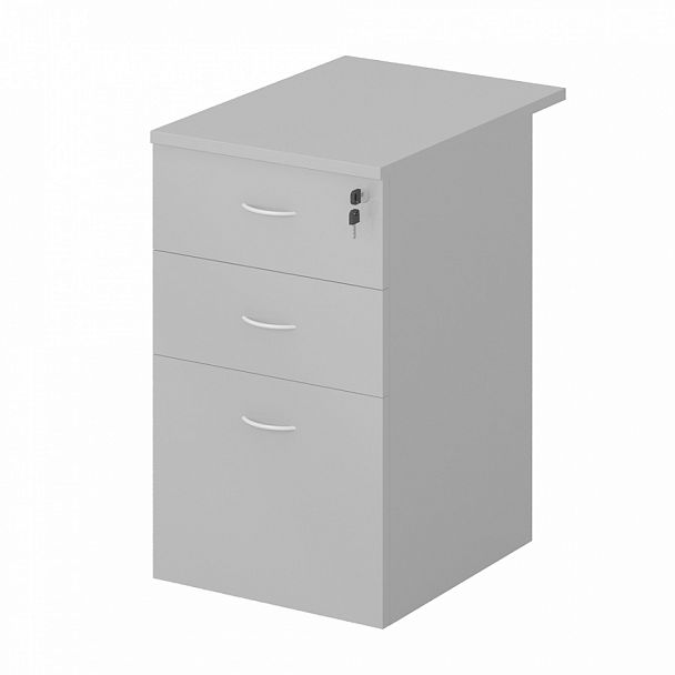 Тумба приставная "Система-M" ПК-ССМ-ТМП43Х60УД/ПФ-В2-19 серый - Вид 1