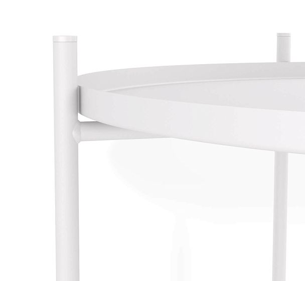 Столик кофейный Sheffilton SHT-CT8-2 белый муар - Вид 5