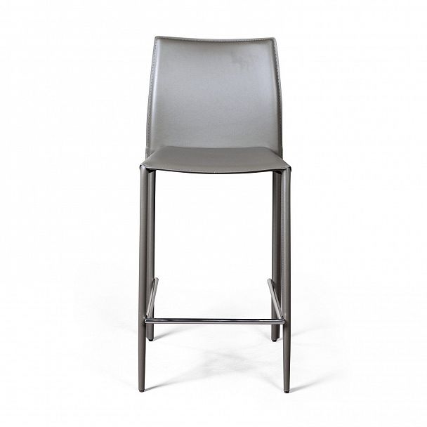 Стул полубарный Rolf, кожа тауп - Вид 2