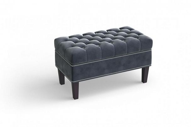 Пуф «Париж» 800 темно-серый - Вид 1