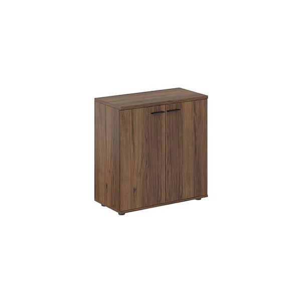 Шкаф низкий 800х400х825, 2-х дв., з.ст HDF / корпус: дуб модена; фасады: дуб модена Сигма / Sigma - Вид 1