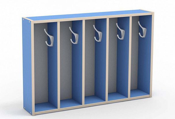 Вешалка для полотенец настенная, 5 секций - Вид 1