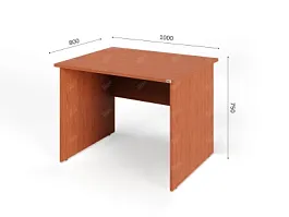 UNITY PС8-10 ОРЕХ ИТАЛЬЯНСКИЙ Офисный стол прямоугольный Прямой 1000х800х750 - Фото предпросмотра