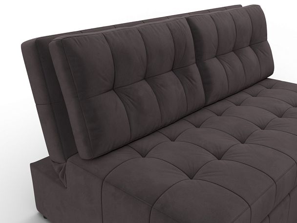 Диван прямой Лига-107 (140) Велюр коричневый - Вид 4