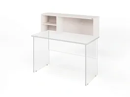 ЛАЙТ / LIGHT RLG061 Настольная полка 120x28x39 Дуб Молочный - Фото предпросмотра