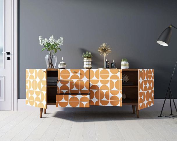 Комод Berber удлиненный принт 14 арт BB11/Print_14 - Вид 2