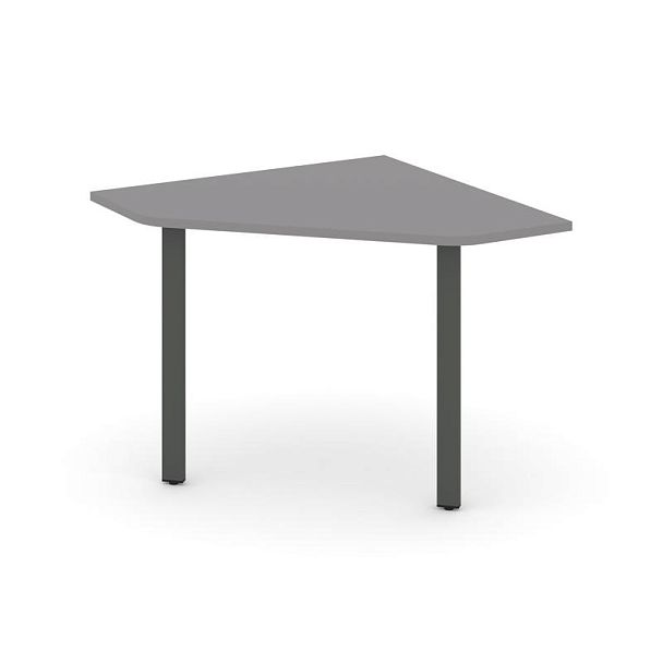 Стайл Проджект Угловой элемент переговорного стола SN-6.UPRG-001 Серый Пепел/Металл Антрацит 980*980 - Вид 1