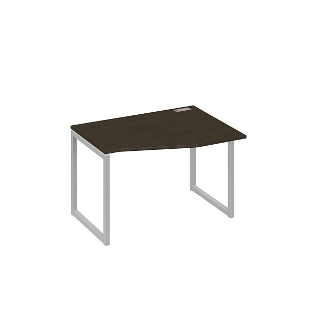 Стол эргономичный правый "Техно" на металлокаркасе QUATTRO A4 А4 Б4 062 БП венге / металлокаркас серый - Вид 1