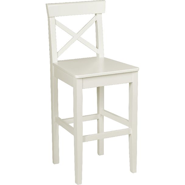 Стул полубарный деревянный с жестким сиденьем Бергольф Слоновая кость - Вид 3