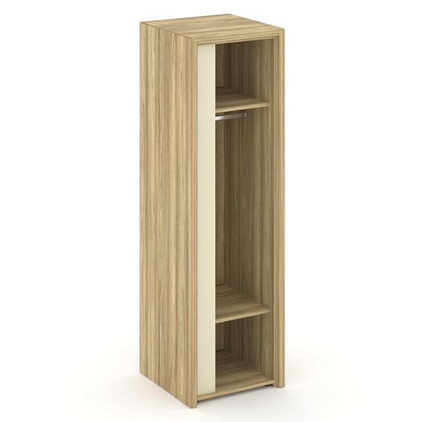 Корнер Гардероб узкий правый COR.GB-2 (R) Гикори Песочный/Ваниль 600*600*2000 - Вид 2
