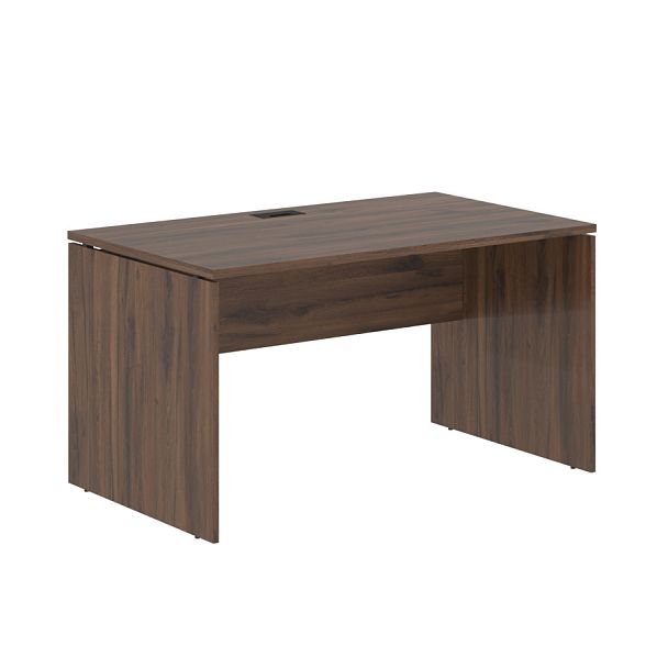 Стол прямой EDST 1380 Дуб Денвер тёмный/Мокко 1360х800х750 EDIS - Вид 1