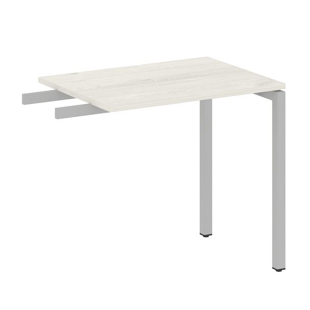 Metal System Quattro Приставной элемент на П-образном м/к 40БП.ПР-2 Дуб наварра/Серый металл 800*600*750 - Вид 1