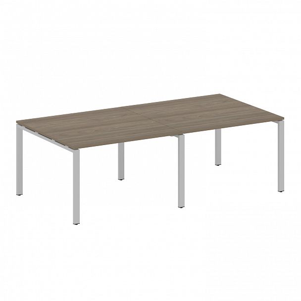 Стол для переговоров "Metal System" БП.ПРГ-2.2 вяз/серый - Вид 1