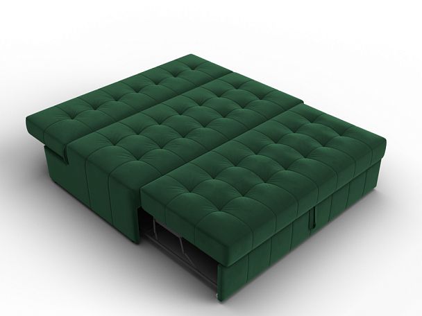 Диван прямой Лига-107 (140) Велюр зеленый - Вид 8