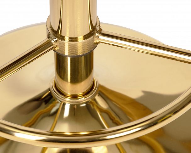 Табурет барный DOBRIN BRUNO GOLD (зеленый велюр (MJ9-88)) - Вид 4