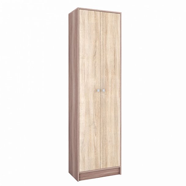Ямайка Шкаф ЯПШ-1 (2100х600х350) ясень шимо/дуб сонома - Вид 1