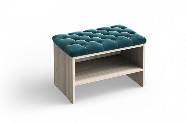 Банкетка «Флёр» 700 бирюзовая - Вид 1