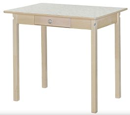 Стол обеденный ПН Бесцветный (Лак),Светлый мрамор - Фото предпросмотра