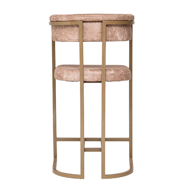 Стул Турмалин NEW, велюр Brabus 02, каркас металл под золото - Вид 5