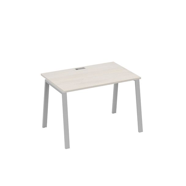 Стол письменный на металлокаркасе TRE A4 А4 Б3 023 БП дуб / металлокаркас серый - Вид 1