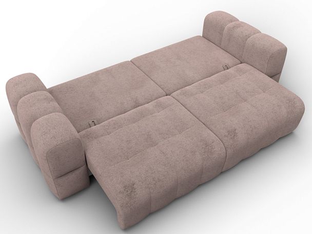 Диван прямой Лига-110 НПБ Велюр бежевый - Вид 10