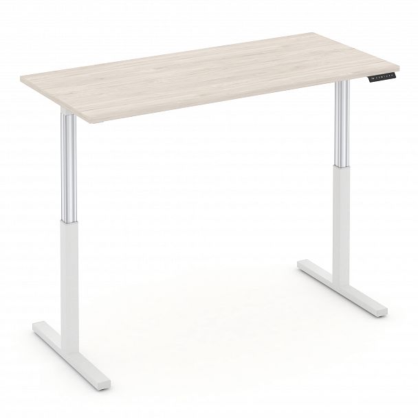 Стол электроподъемный "MOVE UP" MV.SE-4.7 Белый металл /  Денвер Светлый - Вид 3