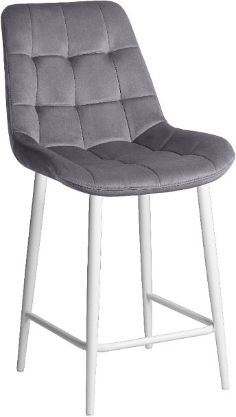 Полубарный стул Эйден, темно-серый H-15/белый - Вид 3