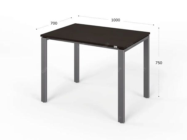 ЛАЙТ / LIGHT RLG014-10x7 Прямоугольный стол 100x70x75 Венге - Вид 2