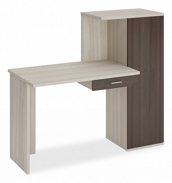 Стол письменный Домино Lite СКЛ-ПРЯМ100+ШК Карамель/Шамони - Вид 1