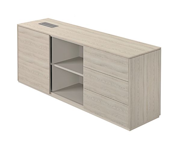 Тумба опорная Atlas 1700x450x630 обвязка YN, фасады YN, правая - Вид 1