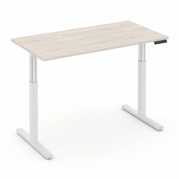 Стол электроподъемный "MOVE UP" MV.SE-3.7 Белый металл /  Денвер Светлый - Вид 2