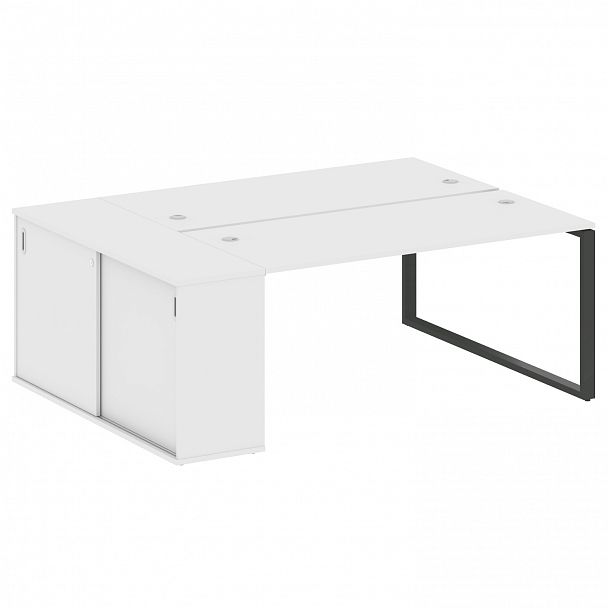 Рабочая станция "Metal System" БО.РС-СШК-1.4 белый/антрацит - Вид 1