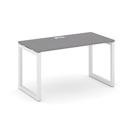 Стайл Проджект Стол письменный SN-5O.SP-004 Серый Пепел/Металл Белый 1580*600*750 - Фото предпросмотра