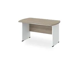 БЕРЛИН / BERLIN Стол симметричный 1600х850х740 Шорвуд/Белый - Фото предпросмотра