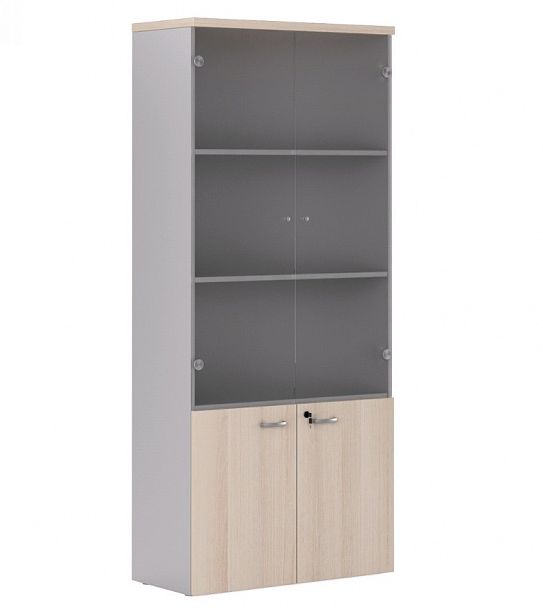 FLS328 Шкаф комбинированный 900х420х2069 "Flash" ТК-002926000242 дуб беленый - Вид 1