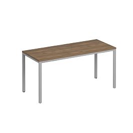 Стол письменный на металлокаркасе МП2 Комфорт МП2 К.С2 163 ШТ дуб шамони темный / серый - Фото предпросмотра