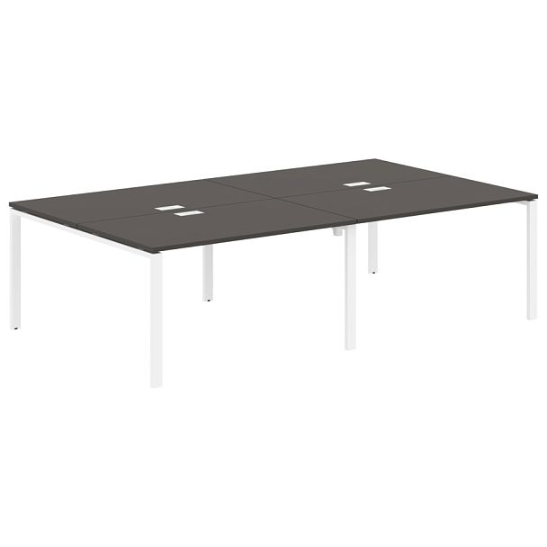 Стол 4-х местный EUWST 2716 Мокко/Белый 2726х1606х750 EDIS - Вид 1