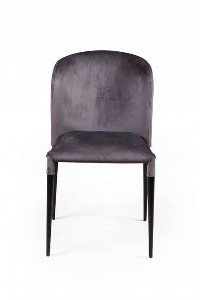 Стул Albert (Альберт), бархат антрацит 14, стопируемый - Вид 2