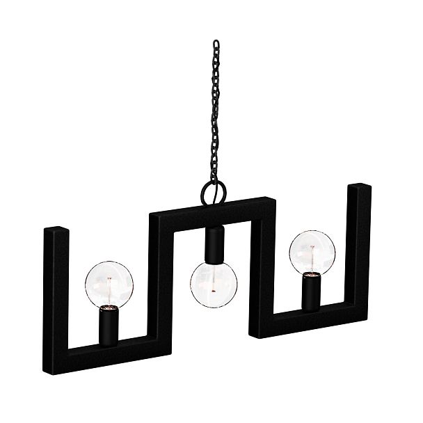 Светильник лофт Зиг-Заг Трио - Вид 2